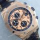 Swiss Grade 7750 Audemars Piguet Copy Watch Rose Gold Leather (4)_th.jpg